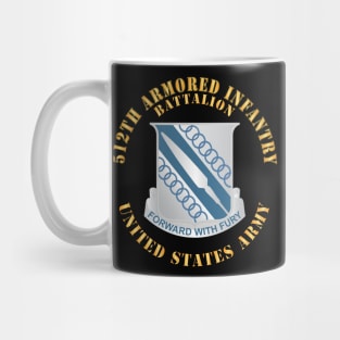 512th Armored Infantry Battalion - US Army 4th Armored Div - WWII X 300 Mug